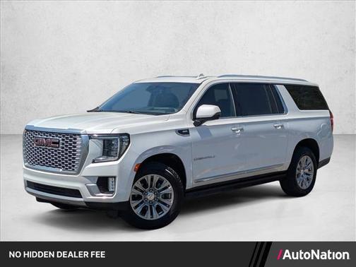 White Frost Tricoat 2022 GMC Yukon XL Denali