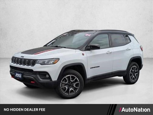 Bright White Clearcoat 2024 Jeep Compass Trailhawk