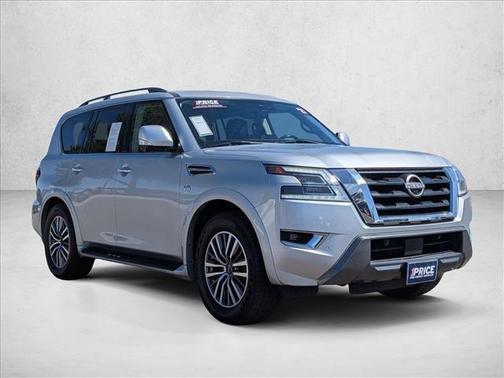 Brilliant Silver Metallic 2021 Nissan Armada SL 4WD
