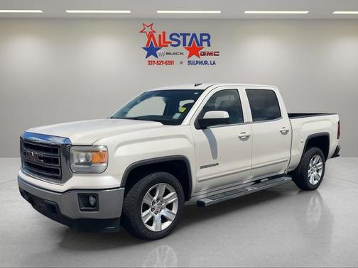 White Diamond Clearcoat 2014 GMC Sierra 1500 SLE