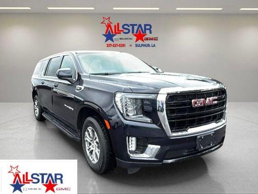 Midnight Blue Metallic 2021 GMC Yukon XL SLE