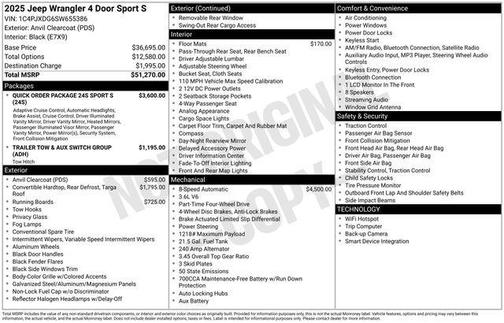 2025 Jeep Wrangler Sport S