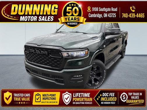 Serrano Green Metallic 2026 RAM 1500 Big Horn/Lone Star