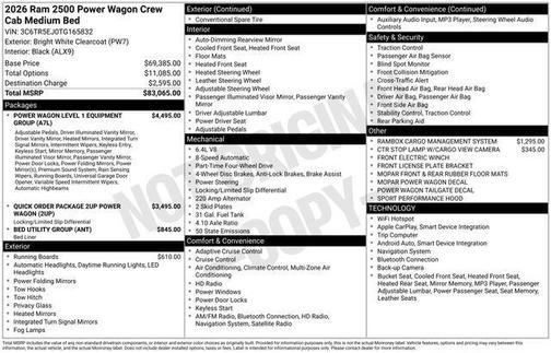2026 RAM 2500 Power Wagon