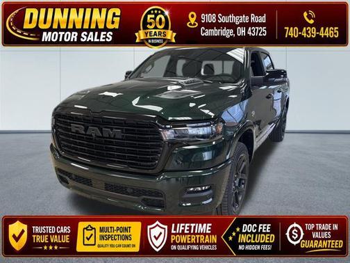 Serrano Green Metallic 2026 RAM 1500 Laramie