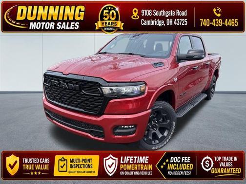 Molten Red Pearlcoat 2026 RAM 1500 Big Horn/Lone Star