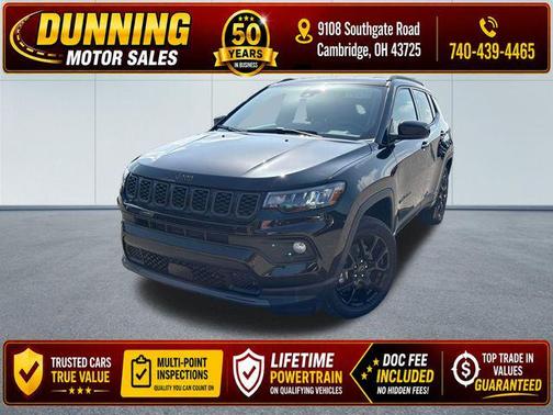 Diamond Black Crystal Pearlcoat 2026 Jeep Compass Latitude