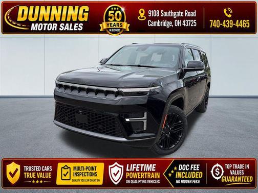 High Gloss Black 2026 Jeep Grand Wagoneer Limited Reserve 4x4
