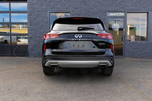 Black Obsidian 2021 INFINITI QX50 LUXE AWD