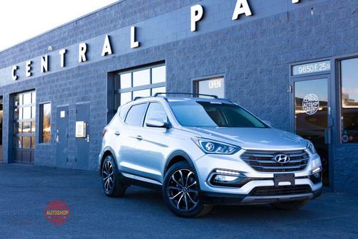 Sparkling Silver 2017 Hyundai Santa Fe Sport 2.0L Turbo SUV