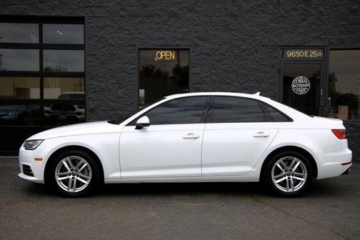 White 2017 Audi A4 Premium Sedan 4D