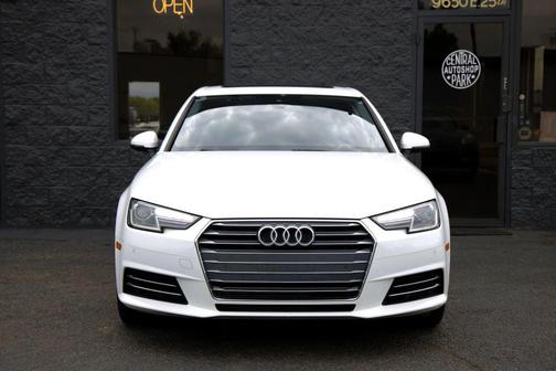 White 2017 Audi A4 Premium Sedan 4D