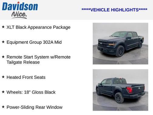 ANTIMATTER BLUE METALLIC 2025 Ford F-150 XLT