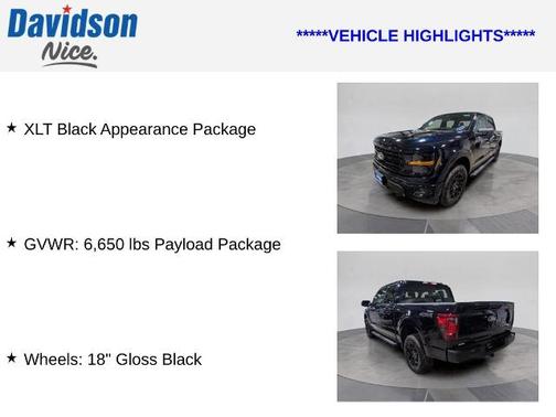 ANTIMATTER BLUE METALLIC 2024 Ford F-150 XLT