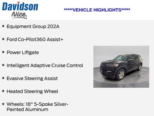 AGATE BLACK METALLIC 2023 Ford Explorer XLT
