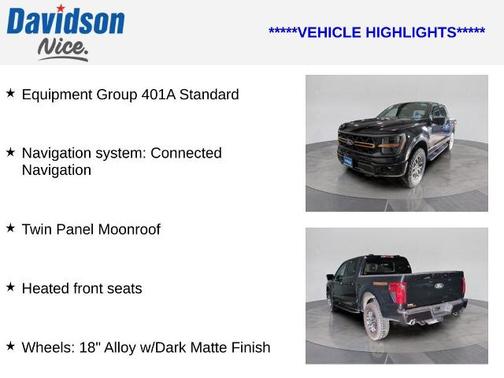 AGATE BLACK METALLIC 2025 Ford F-150 TREMOR
