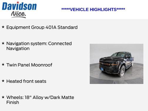 AGATE BLACK METALLIC 2025 Ford F-150 TREMOR