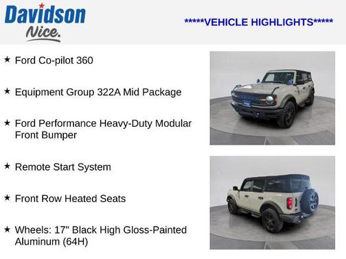 2022 Ford Bronco BLACK DIAMOND