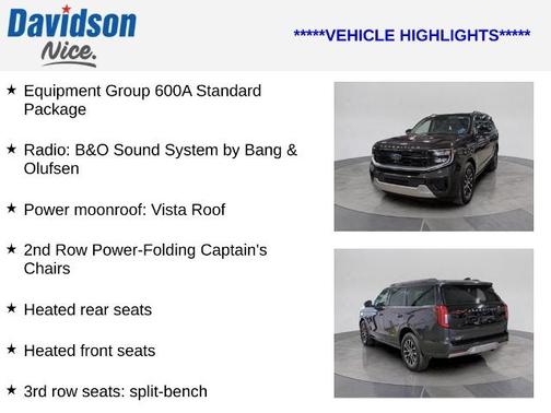 DARK MATTER GREY METALLIC 2025 Ford Expedition PLATINUM