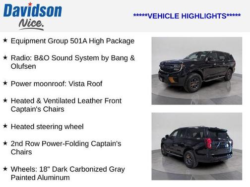 AGATE BLACK METALLIC 2025 Ford Expedition TREMOR