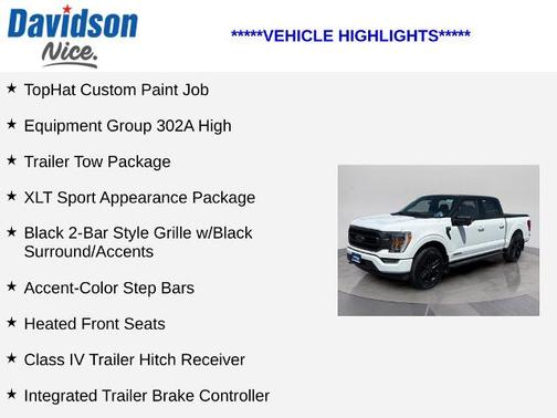 OXFORD WHITE 2023 Ford F-150 XLT
