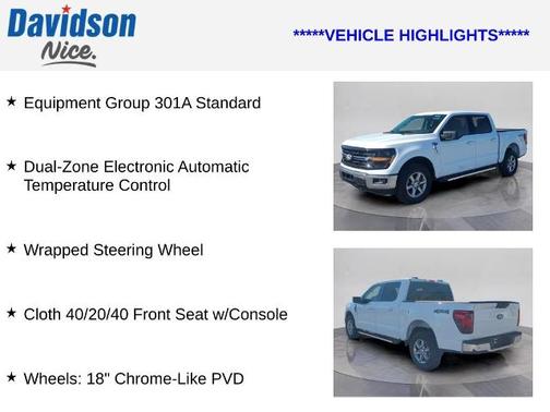 BLANC OXFORD 2025 Ford F-150 XLT
