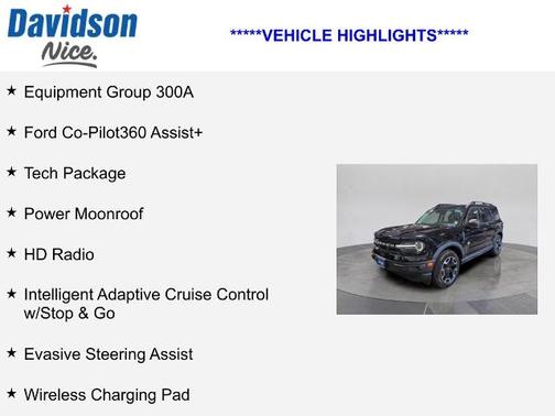 2024 Ford Bronco Sport OUTER BANKS