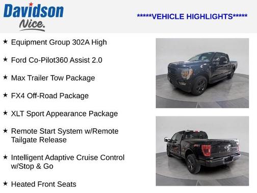 AGATE BLACK METALLIC 2023 Ford F-150 XLT