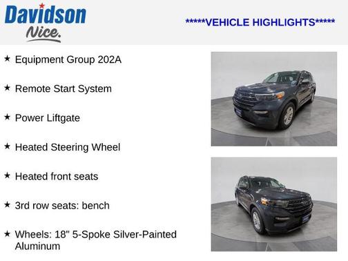 STONE BLUE METALLIC 2023 Ford Explorer XLT