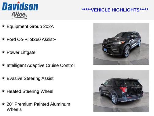AGATE BLACK METALLIC 2022 Ford Explorer XLT