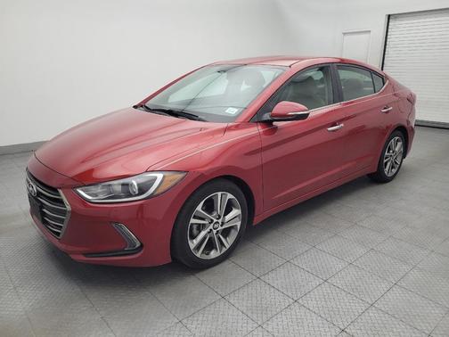 Scarlet Red 2017 Hyundai ELANTRA Limited