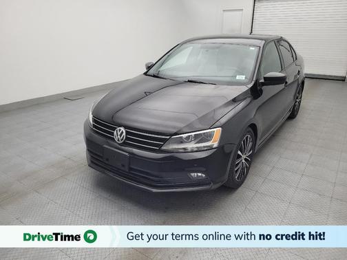 Black Uni 2016 Volkswagen Jetta 1.8T Sport