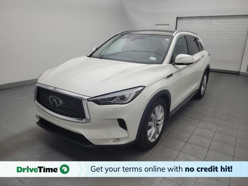 White 2019 INFINITI QX50 ESSENTIAL