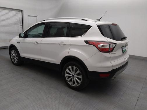 White Platinum Metallic Tri-Coat 2017 Ford Escape Titanium