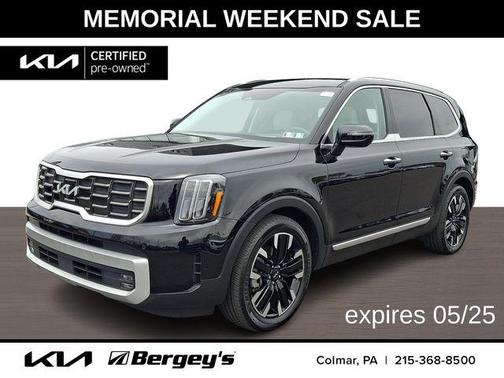 Ebony Black 2024 Kia Telluride SX Prestige
