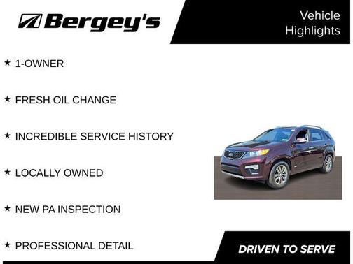 Dark Cherry 2013 Kia Sorento SX