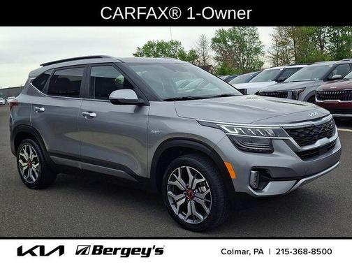 Steel Gray 2023 Kia Seltos SX Turbo