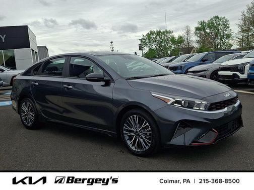 Gravity Gray 2023 Kia Forte GT-Line
