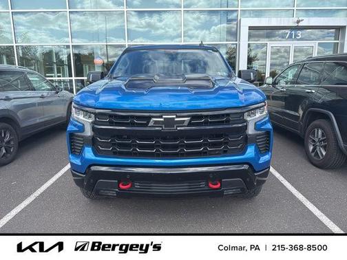 Glacier Blue Metallic 2024 Chevrolet Silverado 1500 LT Trail Boss