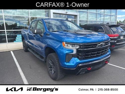 Glacier Blue Metallic 2024 Chevrolet Silverado 1500 LT Trail Boss
