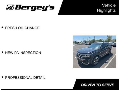 Deep Black 2023 Volkswagen Atlas 3.6L SEL Premium