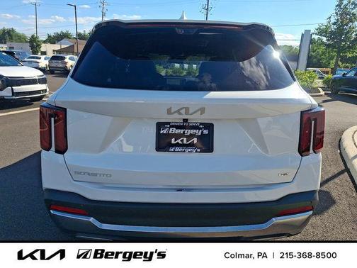 Snow White Pearl 2025 Kia Sorento Hybrid SX Prestige