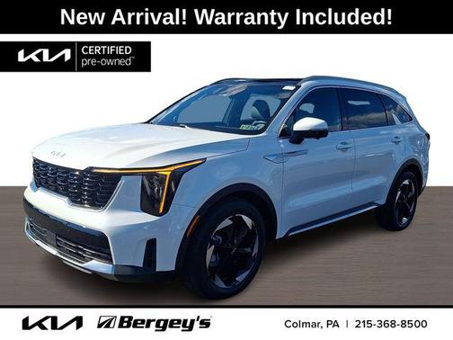 Snow White Pearl 2025 Kia Sorento Hybrid SX Prestige