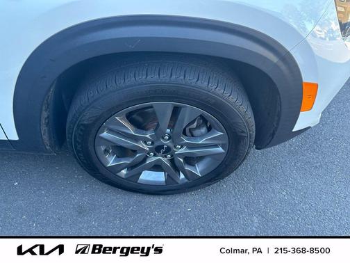 Clear White/Black Roof 2022 Kia Seltos S