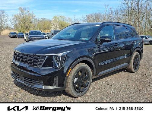 Aurora Black Pearl 2026 Kia Sorento Hybrid SX Prestige