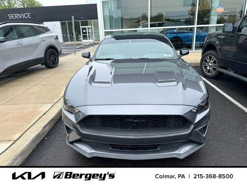 Carbonized Gray Metallic 2021 Ford Mustang EcoBoost