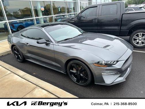 Carbonized Gray Metallic 2021 Ford Mustang EcoBoost