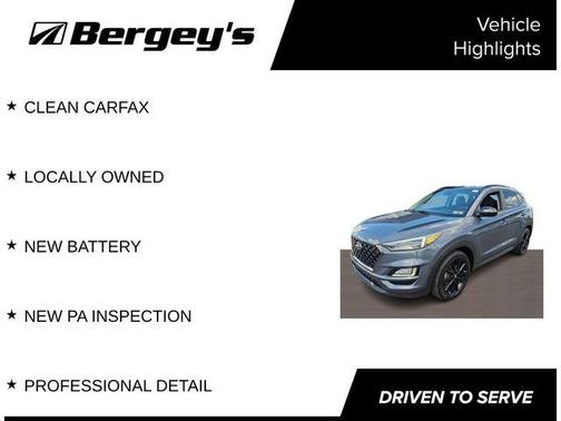 Coliseum Gray 2019 Hyundai TUCSON Night