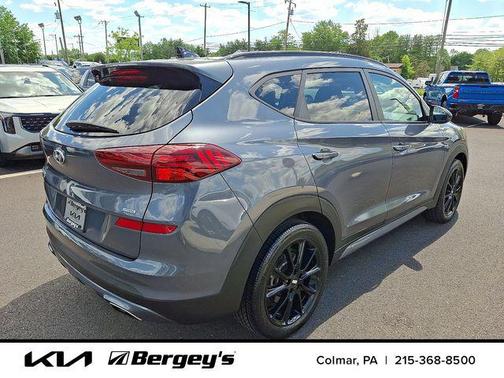 Coliseum Gray 2019 Hyundai TUCSON Night