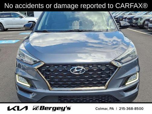 Coliseum Gray 2019 Hyundai TUCSON Night